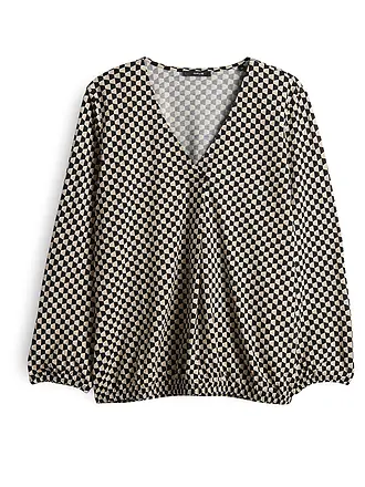 OPUS | Blusenshirt SANNAH ICONIC | schwarz